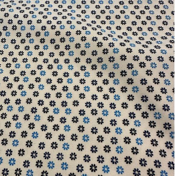 Silver Stone Men’s Modern Fit Casual Button-Down Shirt – White/Blue – Size Large - Picture 3 of 9